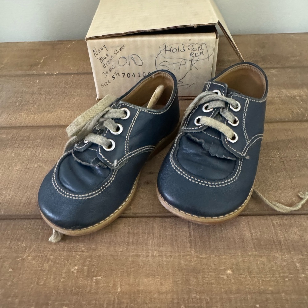 Vintage Holden Kids Blue Shoes